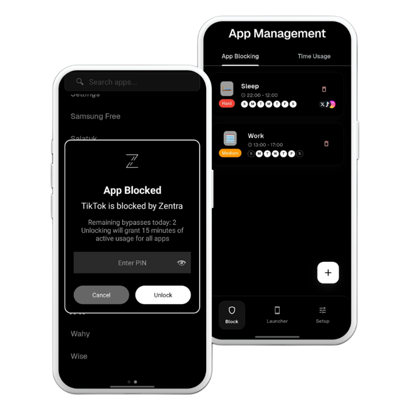 App Blocking Feature